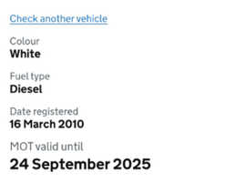 Citroen DISPATCH, 2010 (10) white other, Manual Diesel, 177469 miles