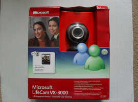 Microsoft LifeCam VX-3000 Webcam.