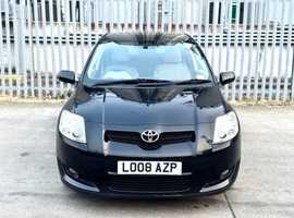 Toyota Auris, 2008 (08) Black Hatchback, Automatic Petrol, 63,750 miles