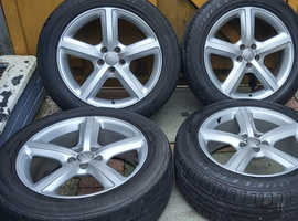 AUDI Q5 ALLOY WHEELS WITH TYRES