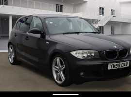 BMW 118d, 2009 (59) Black Hatchback, Manual Diesel, 191,798 miles
