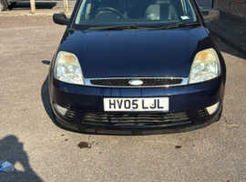 Ford Fiesta, 2005 (05) Blue Hatchback, Manual Diesel, 92,385 miles
