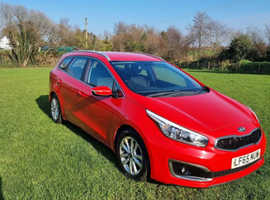 Kia Ceed, 2015 (65) Red Estate, Manual Diesel, 103,000 miles