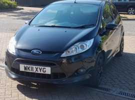 Ford Fiesta, 2011 (11) Black Hatchback, Manual Petrol, 135,000 miles