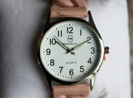 NEW Philip Mercer Ladies quartz Watch with pink strap,