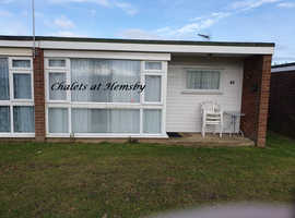 2 Bed Chalet to RENT in Hemsby, Gt Yarmouth. EASTER £280 + £50 Deposit only for 7  nights.