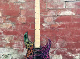 Jackson Pro Soloist SL3M Rainbow Crackle Modded Metal Monster