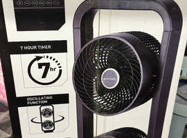 Stand up double fan