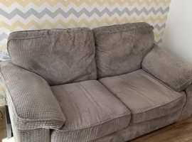 Free light brown/grey cosy sofa