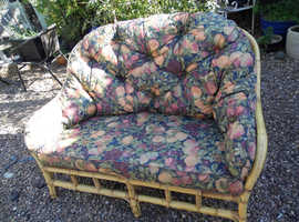 REDUCED PRICE - Two seater cane sofa