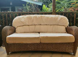 Two Seater Rattan Sofa