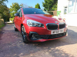BMW 2 SERIES, 2018 (68) Red Hatchback, Manual Petrol, 44,500 miles