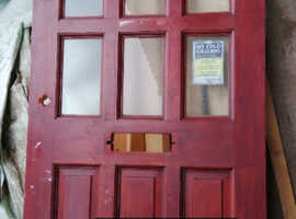 Door solid hardwood exterior door 32x80 inch