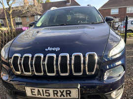 Jeep Cherokee, 2015 (15) blue estate, Manual Diesel, 94,700 miles