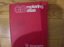 MOTORING ATLAS -UK - pre full motorway network  -VINTAGE
