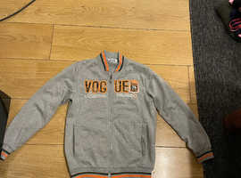 Vogue collar zip jacket
