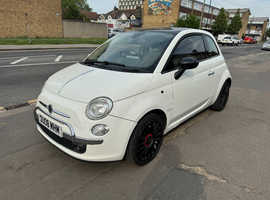 Fiat 500, 2008 (08) White Hatchback, Manual Petrol, 151,144 miles