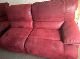 Large corner reclining sofa