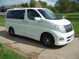 (CAMPER CONVERSION) NISSAN ELGRAND HIGHWAY STAR DAY/VAN 3.5 PETROL AUTO 2007 LONG MOT £16,795