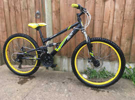 Apollo Frenzy Front And Back Suspension Mountain Bike With Disc Brakes in Tiverton Devon Freeads