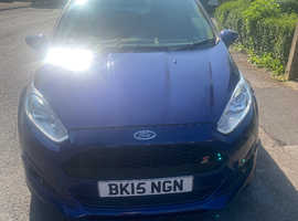 Ford Fiesta, 2015 (15) Blue Hatchback, Manual Petrol, 77,847 miles