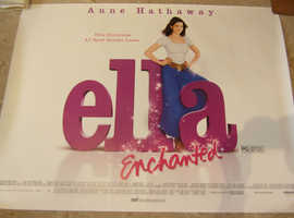 Ella Enchanted 2004 Anne Hathaway Cinema quad poster 40X30"