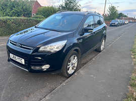 Ford Kuga, 2015 (15) Black Hatchback, Manual Diesel, 89,025 miles