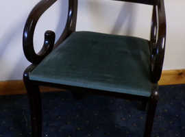 Chair, wooden carver with detachable seat