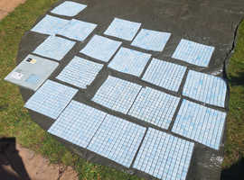 A bundle of new blue mosaic tiles x 23 size 316 x 316  b
