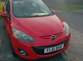 Mazda MAZDA 2, 2011 (61) Red Hatchback, Manual Diesel, 125,800 miles