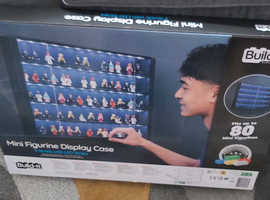 Minifigure Display Case 5 Level with LED Strips