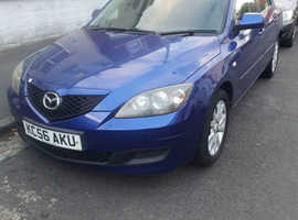 Mazda MAZDA 3, 2007 (56) Blue Hatchback, Manual Petrol, 160,972 miles