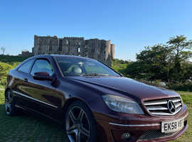 Mercedes CLC-CLASS, 2008 (58) Red Coupe, Automatic Diesel, 174,476 miles
