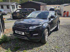 Land Rover Range Rover Evoque, 2012 (12) black 4x4, Manual Diesel, 120,257 miles