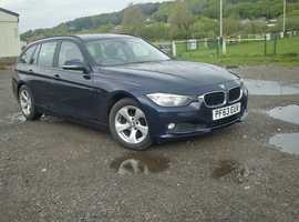 BMW 3 Series, 2014 (63) Blue Estate, Manual Diesel, 138,922 miles