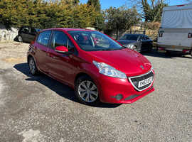 Peugeot 208, 2013 (63) Red Hatchback, Manual Petrol, 95,236 miles