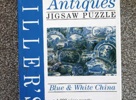 Miller's Antiques Jigsaw Puzzle Blue And White China 1000 Pieces.Can be posted