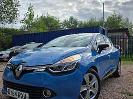 RENAULT CLIO DYNAMIQUE MEDIANAV 1.5 DIESEL 90 BHP YEAR 2014 LOW MILES 12 MONTHS MOT ZERO ROAD TAX!!