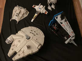 5 vintage palitoy/ meccano STAR WARS VEHICLES WITH BOXES