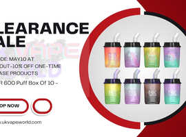 MK BAR 600 Puff Vape | Box of 10 | £8.99 Clearance