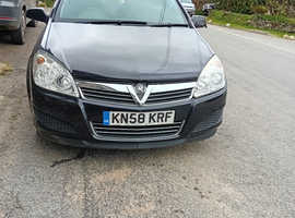Vauxhall Astra, 2008 (58) Black Hatchback, Manual Diesel, 139,495 miles