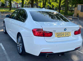 BMW 3 Series, 2014 (64) White Saloon, Manual Diesel, 118,000 miles
