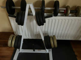 York and Maxfitness Weight Lifting Plates