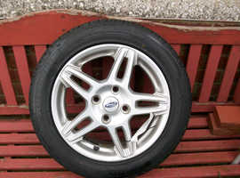 Ford fiesta alloy wheel with tyre - 195/55/R/15
