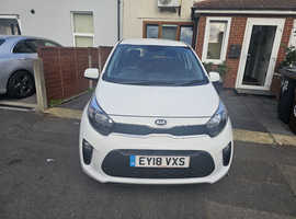 Kia Picanto, 2018 (18) White Hatchback, Manual Petrol, 22,688 miles