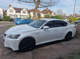 Lexus Gs, 2013 (13) White Saloon, Cvt Petrol Hybrid, 84,607 miles