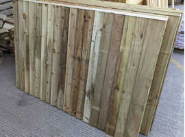 DOUBLE SIDED CLOSED BOARD FENCE PANELS
