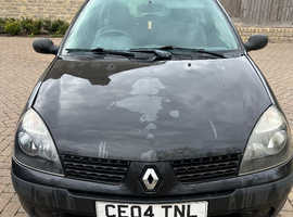 Renault Clio, 2004 (04) Black Hatchback, Manual Petrol, 133,037 miles