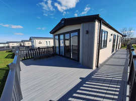 Pre-owned 3 bedroom Regal Charmouth 14ft wide - with decking! 12 month park near Perranporth