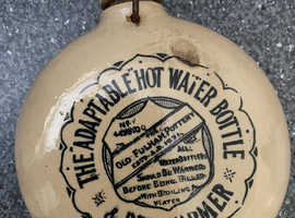 Old vintage stoneware hot water bottles
